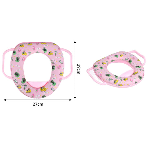 Asiento de Baño Infantil con Asas y Diseño 29x35 cm