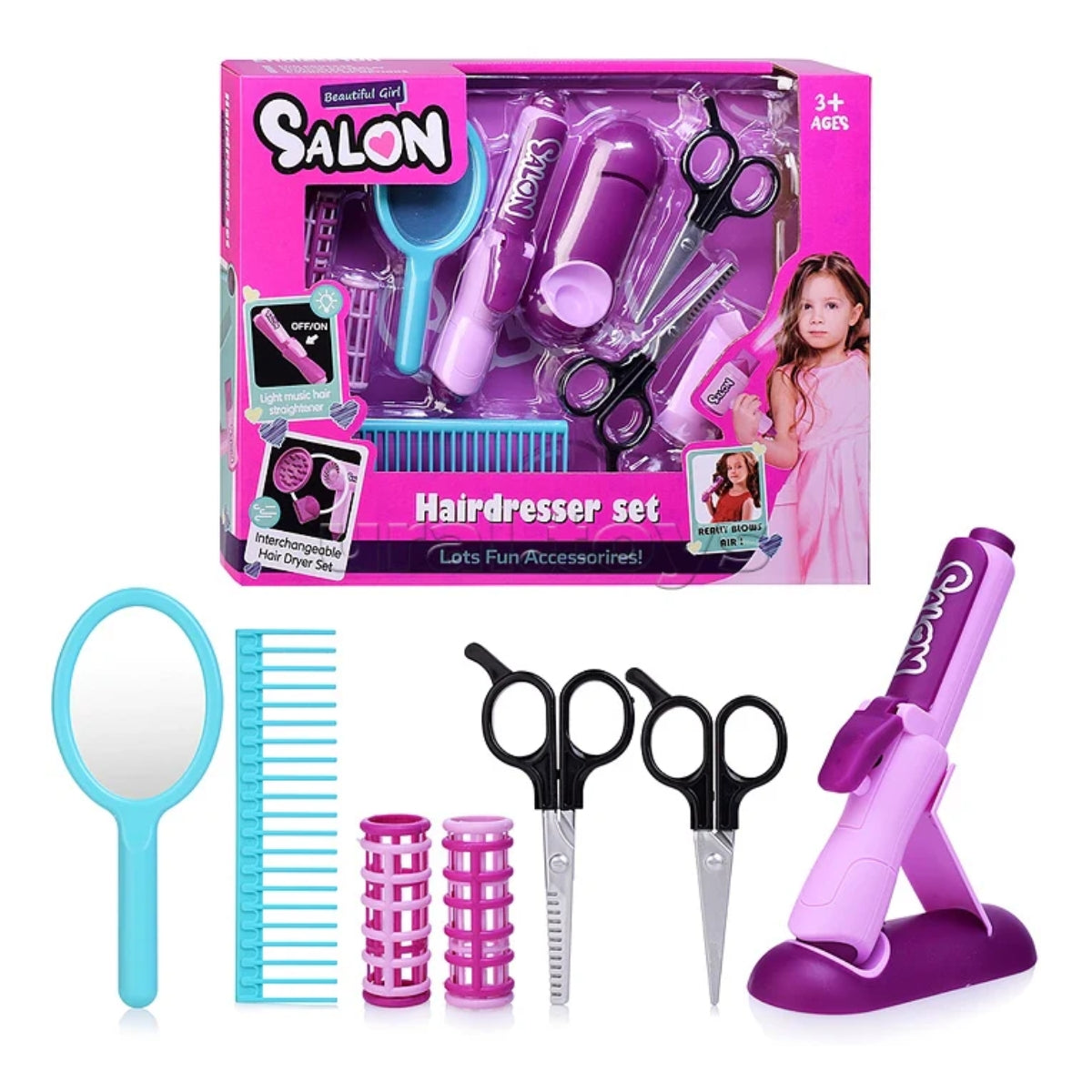 Bayer Design 90090AA Charlene Magic Nails Hairdressing and Makeup Head with Hands and Nails, Makeup, Hair Accessories, Stickers, 30 cm Bayer Design 90090AA Charlene Magic Nails Hairdressing and Makeup Head with Hands and Nails, Makeup, Hair Accessories, Stickers, 30 cm