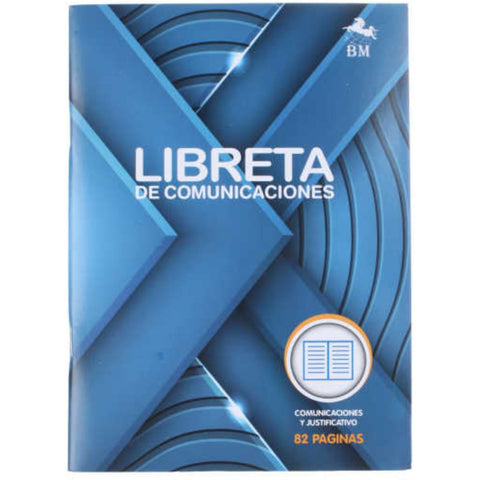 Libreta de Comunicaciones con Encuadernado Grapado - 18 x 13 cm, 82 Páginas