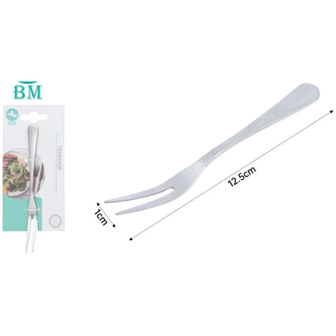 Set de 2 Tenedores 5# de Acero Inoxidable - Ideal para Comidas