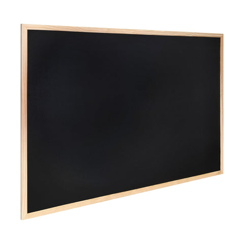 Pizarra Negra a Tiza 30x40 cm - Pizarra de Tiza con Marco de Madera Resistente