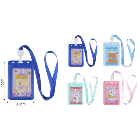 Porta Credencial Modelo 4809 Diseño Cute Animales - Diseños Variados