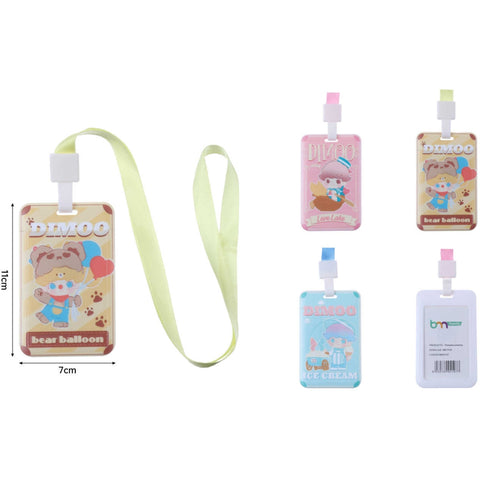 Portacredenciales Cute con Diseño de Niño Pequeño - Ideal para Tarjetas de Identificación