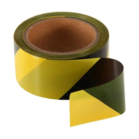 Cinta de Advertencia Aislante 48mm x 50m – Amarillo/Negro
