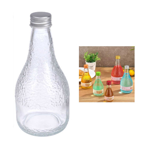 Frasco Decorativo para Licores 350ml Textura Frost Tapa Color Variado