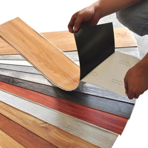 Piso Vinilico Autoadhesivo 5m2 Caja 36 Piezas Antideslizante