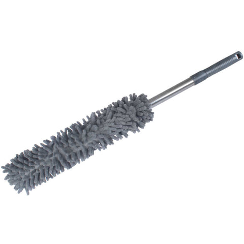 Plumero de Microfibra con Extensión de Acero Inoxidable - Ideal para Eliminar Polvo