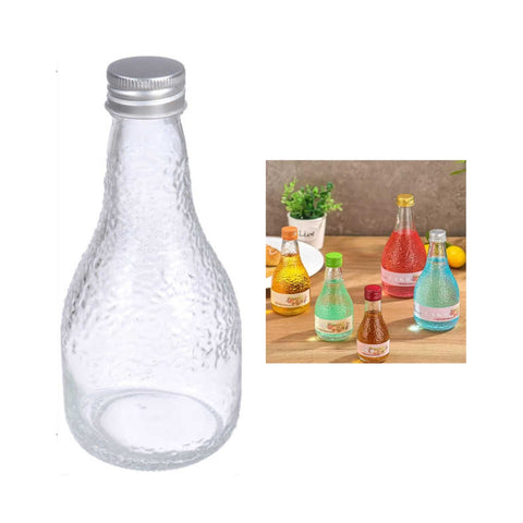 Frasco Decorativo para Licores 250ml Textura Frost Tapa Color Variado