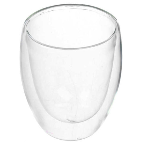 Vaso de Vidrio Doble Pared 350ml de Alta Calidad