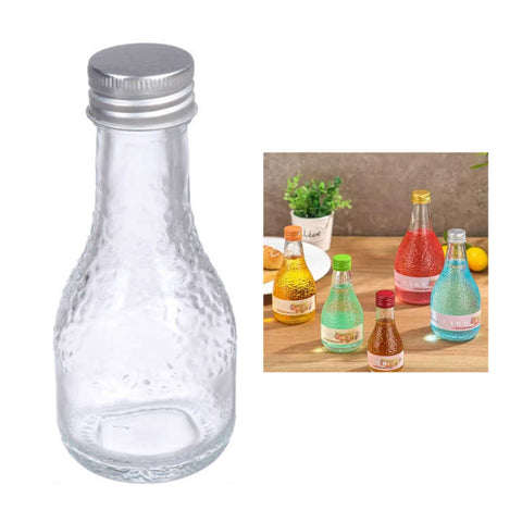 Frasco Decorativo para Licores 100ml Textura Frost Tapa Color Variado