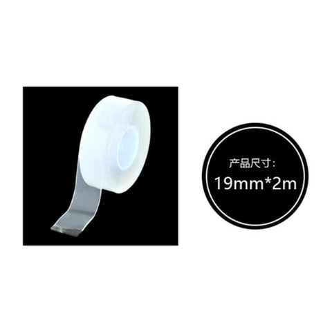 Cinta Doble Faz Acrílica 19mm x 2m – Protector Blanco