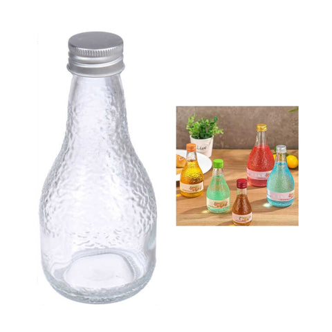 Frasco Decorativo para Licores 200ml Textura Frost Tapa Color Variado