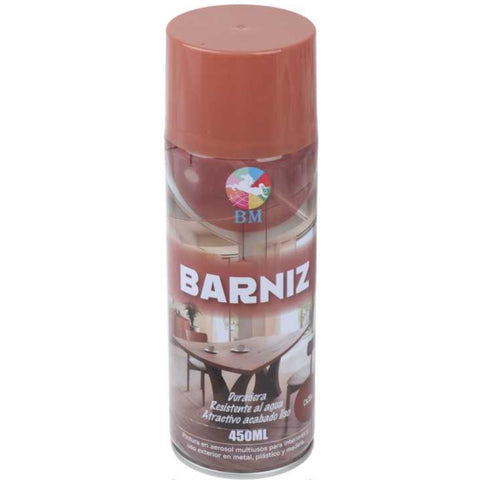 Barniz en Spray Color Caoba 450 ml - Acabado Pantone 175C