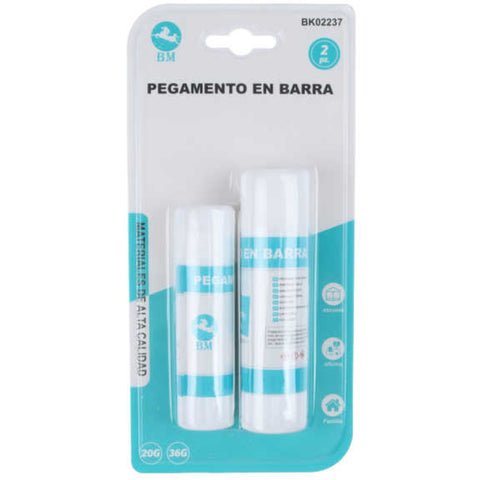 Set de 2 Pegamentos en Barra 20g y 36g - Fijación Segura y Duradera