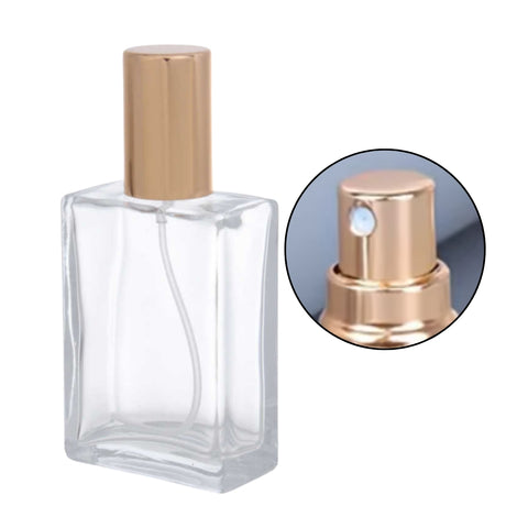 Pack de 12 Botellas de Vidrio para Perfume 100ml con Tapa Color Variado