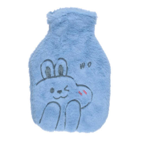 Guatero de Goma 1 Litro con Funda Peluda de Osito – Colores Variados