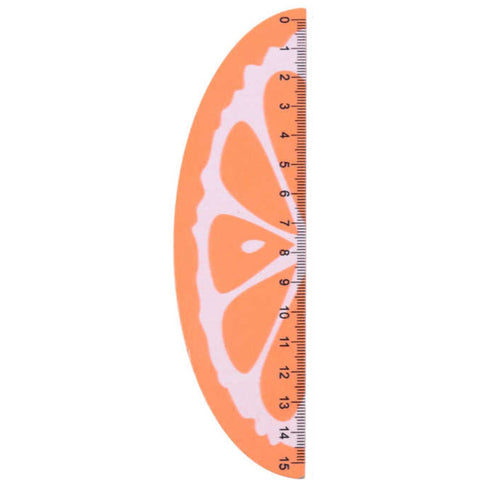 Regla de 15cm con Diseño de Frutas - Ideal para Niños y Estudiantes