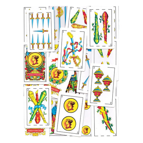 Mazo de 40 Cartas Españolas – Naipes para Truco, Escoba y Conga