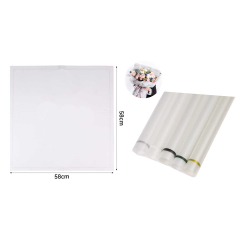 Papel Coreano para Envolver Flores 20 Pcs - Diseños y Colores Variados