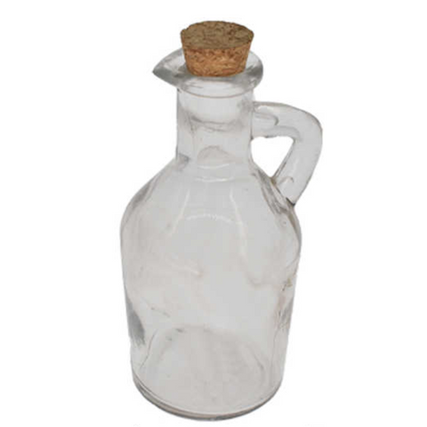 Aceitero Vinagrero De Vidrio Con Tapa Corcho 120ml
