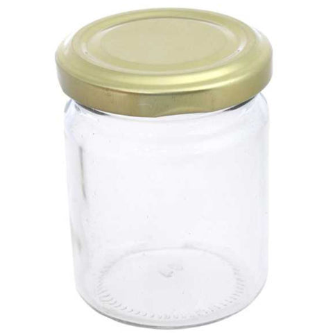 Pack de 24 Frasco Envase de Vidrio Conservero 240ml con Tapa Colores Variados