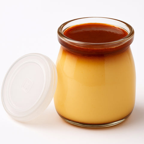 Pack de 6 Frascos de Vidrio Pudding 150 ml Con Tapa Plástica