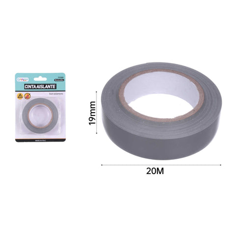 Cinta Eléctrica Gris 1.9cm x 20m