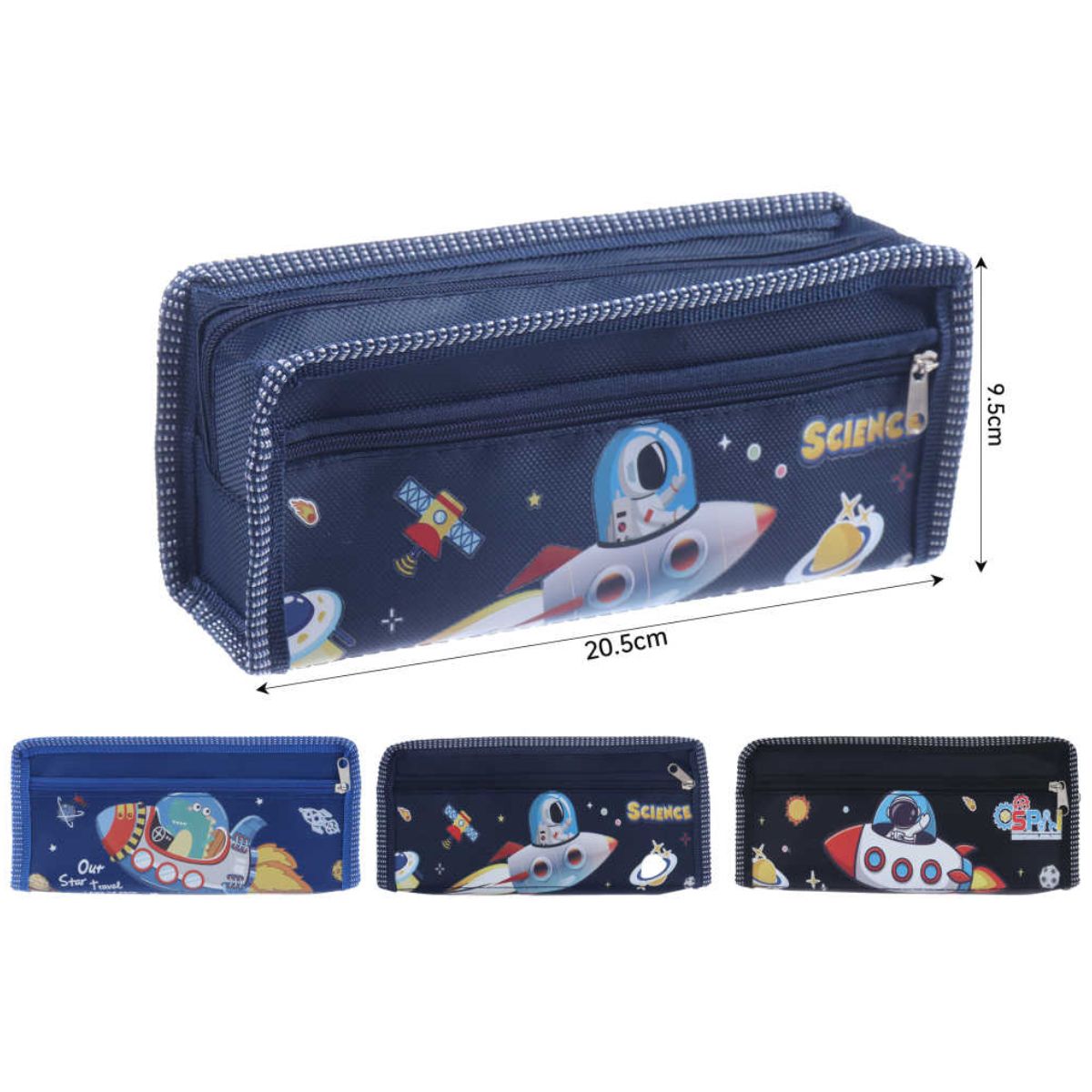 Estuche Escolar Infantil Astronauta 20.5Cm