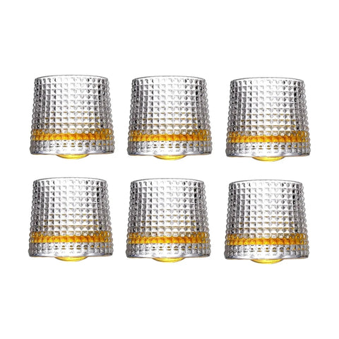 Vasos de Vidrio para Whisky o Vodka - Set de 6