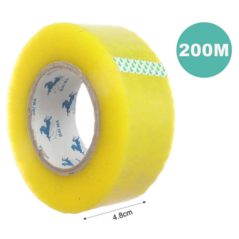 Cinta Adhesiva Transparente para Embalaje 4.8 cm x 200 m