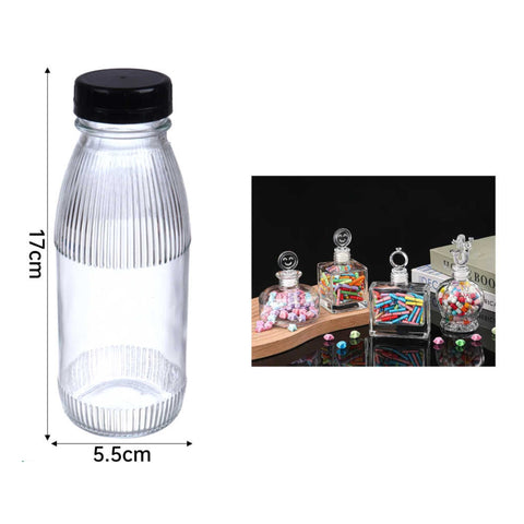 Pack 10 Botellas de Vidrio 300 ml para Jugos Bebidas