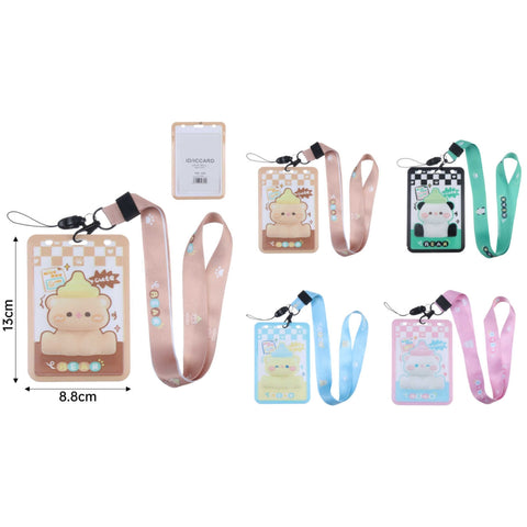 Porta Credenciales Modelo 8400 Cute Bear Diseños Variados