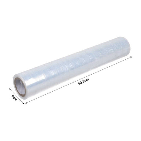 Papel Alusa Film Plástico 50cm x 150m Transparente 20 Micrones Para Cocina o Embalaje