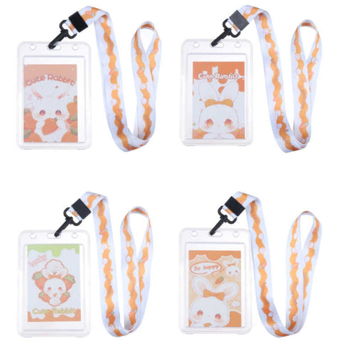 Porta Credenciales Modelo 8200 Diseño Cute Conejo - Diseños Variados