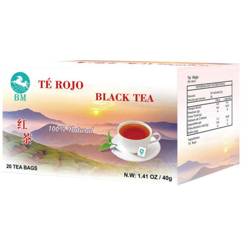 Té Negro 40g - 20 Bolsitas de 2g por Caja