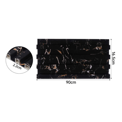 Pack 10 Panel Decorativo PVC Marmol Madera 90cm