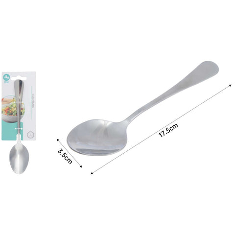 Set de 2 Cucharas 3# con Punta Fina de Acero Inoxidable - Ideal para Postres