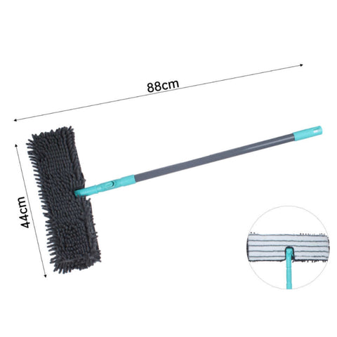 Mopa de Microfibra Doble Cara con Mango Flexible – 88cm