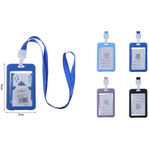 Portacredenciales con Deslizable Grande - Ideal para Tarjetas de Identificación