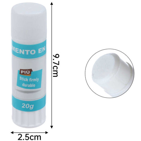 Pegamento en Barra 20g - Set de 2 Unidades, 2.5cm x 9.5cm