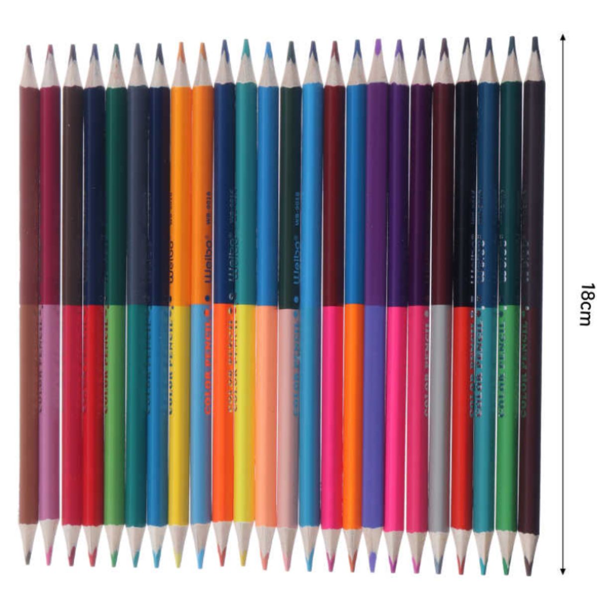 Set de Lapices 24 pcs Doble Color