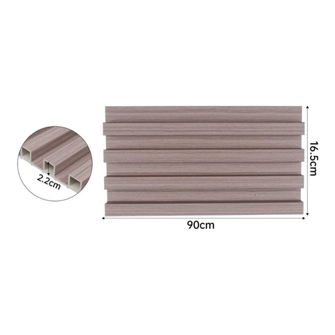 Pack 10 Panel Decorativo PVC Marmol Madera 90cm