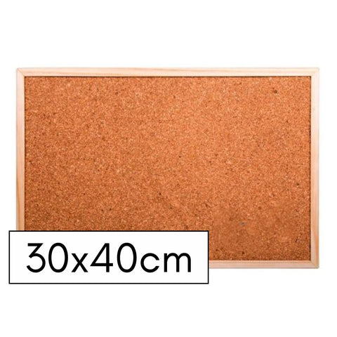 Pizarra de Corcho 30x40 cm - Compacta y Práctica para Organizar Notas