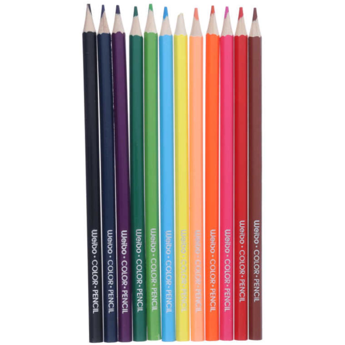 Lapices de Colores 12 Pcs Weibo