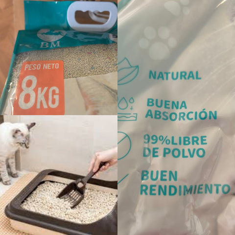 Arena Sanitaria Aglutinante 8kg Aroma Lavanda Cafe Limon