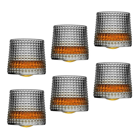 Vasos de Vidrio para Whisky o Vodka - Set de 6