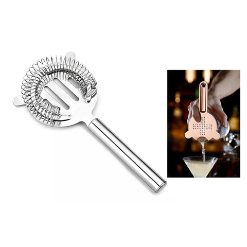 Colador de Bar para Tragos y Cócteles – Acero Inoxidable