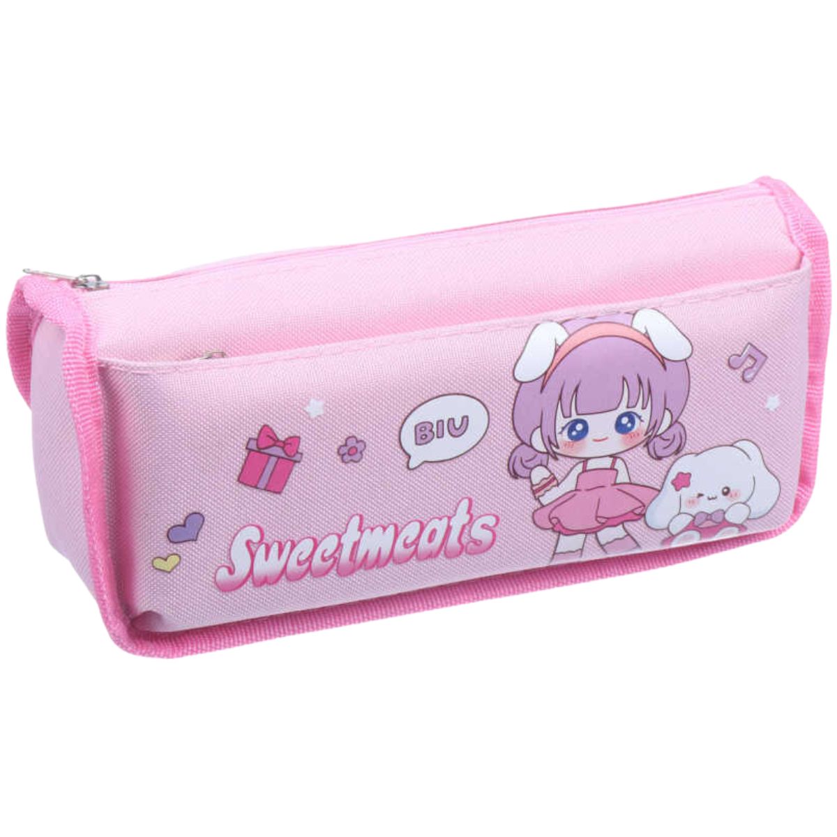 Estuche Escolar Kawai Sweetmeats Niña Dibujo