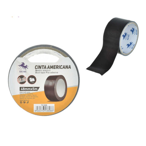 Cinta Tela Negra 4.8cm x 4.5m