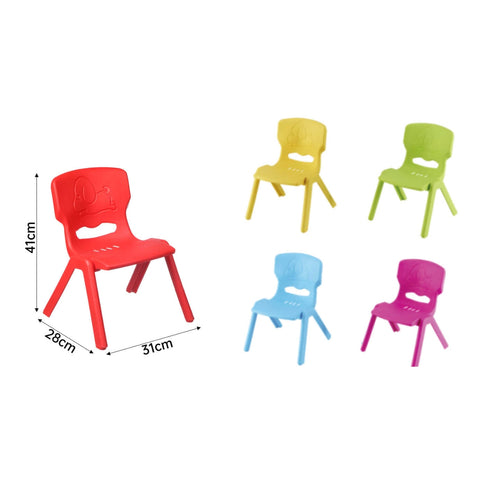 Silla Plástica para Bebé XL-020 – Colores Variados, Liviana y Resistente